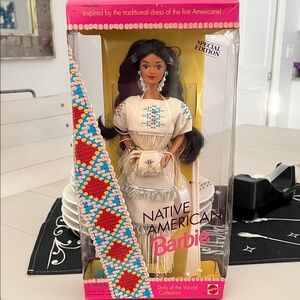Barbie Native American Doll with Beaded Dress 1992